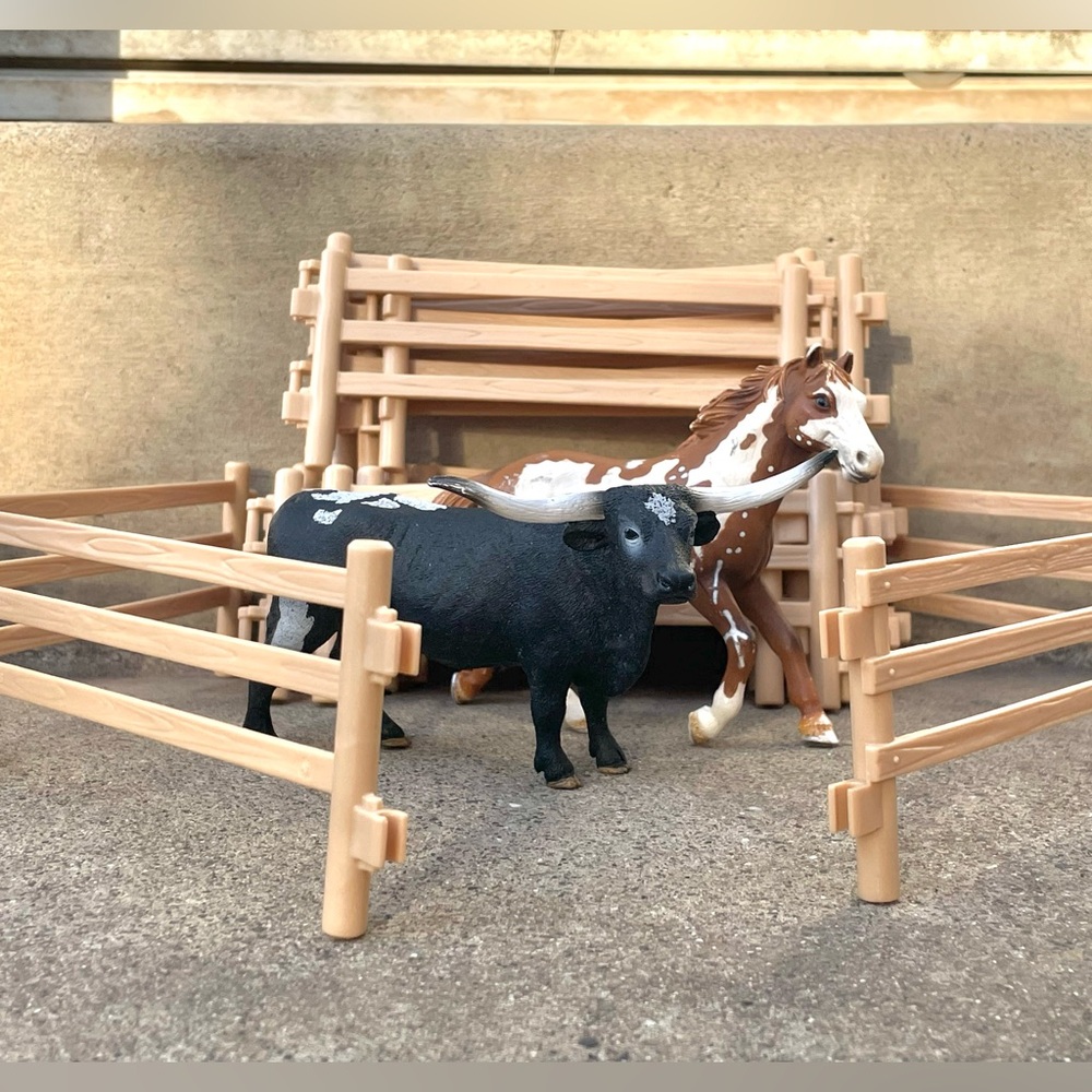 Schleich Longhorn/Stallion/Fences